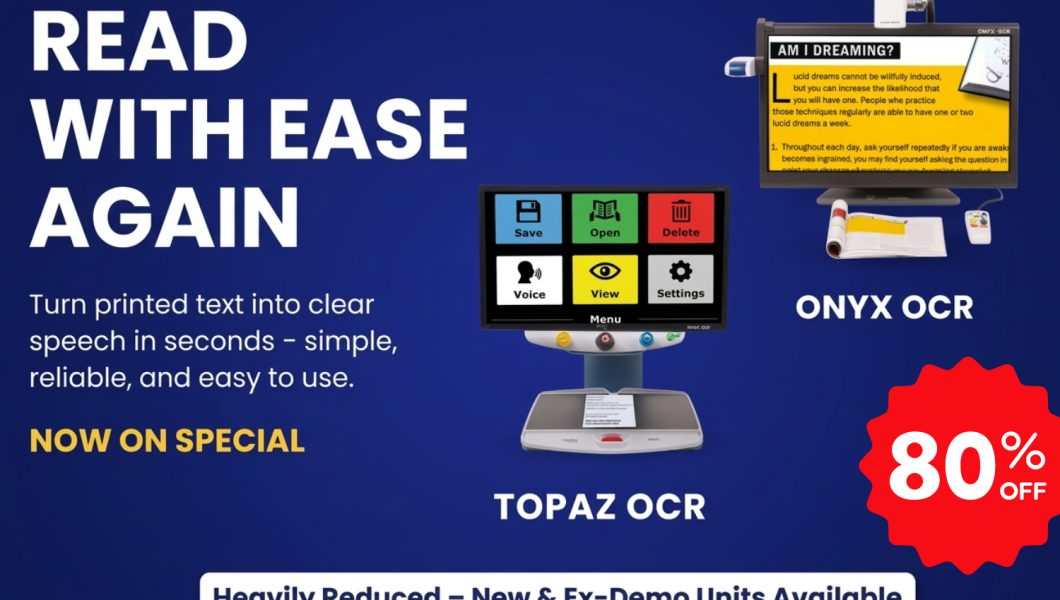 Huge OCR Clearance: Premium Topaz & Onyx Devices Now Within Reach