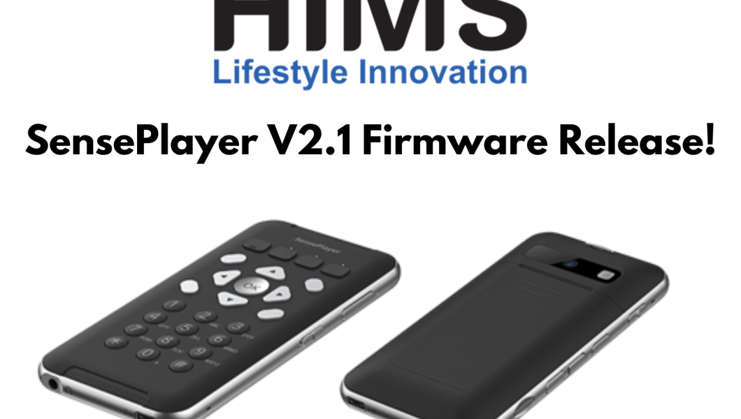 SensePlayer Firmware update V2.1