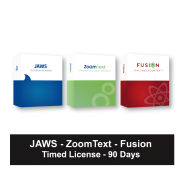 90-day license for JAWS/FUSION/ZoomText